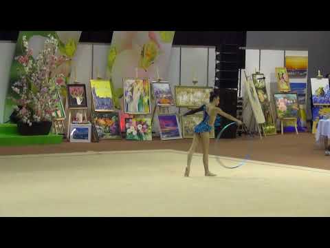 Alina Adilkhanova  KAZ hoop all around Baltic Hoop 2018