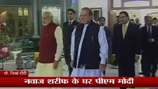 PM Modi reaches his Pakistan counterpart Nawaz Sharif's house video