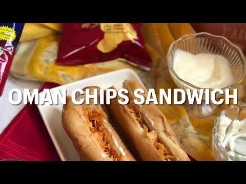 Oman chips sandwich | Famous street food in UAE.