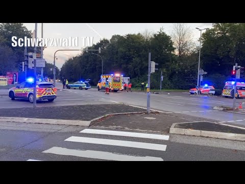 🚨🚁🚒 15-jähriger Radfahrer nach Verkehrsunfall auf B 34 in Bad Säckingen in Lebensgefahr [28.09.2021]