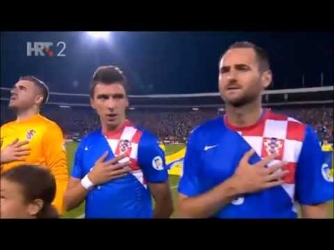 Serbia - Croatia (06.09.2013) National Anthems