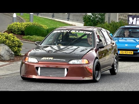 Honda`s leaving Mimms Nürburgring 2023- S2000, NSX, CRX, Civics, RWD Del Sol, S660, Integra Type R..