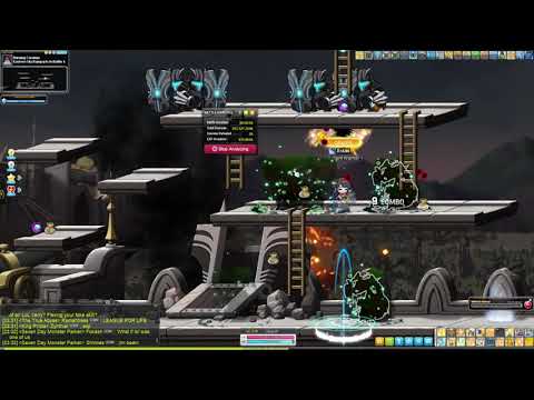 [MapleStory GMS Reboot Paladin ~15.5k/hr] Burning Cernium: Eastern City Ramparts in Battle 4 (Easy)