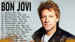 Download lagu Ultimate Bon Jovi Songs Playlist - Bon Jovi Bed Of Roses, Always (Classic Rock Ballads) mp3