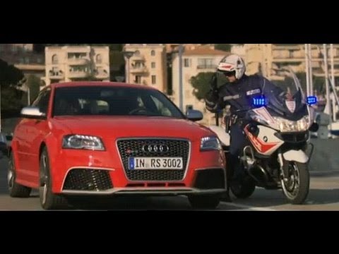 Audi RS3: Fast Driving in Monte-Carlo with Michèle Mouton