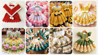 Download lagu Beautiful Crochet Baby Frocks 2025 | Handmade Crochet Dress & Clothes Ideas mp3