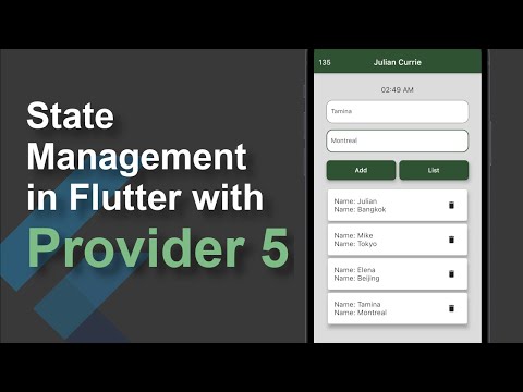 Flutter State Management with Provider 5