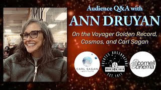 2024 Ann Druyan Q&amp;A: Voyager Golden Record, Cosmos, and Carl Sagan&#39;s Favorite Song