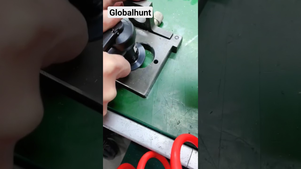 Mini Pneumatic Chamfering Machine #machine #chamfer #chamfering #tools