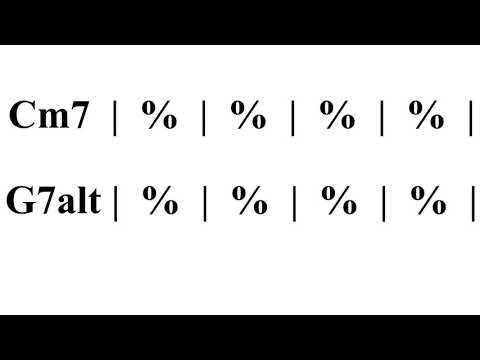 G Altered  Scale Backing Track LBT#07G