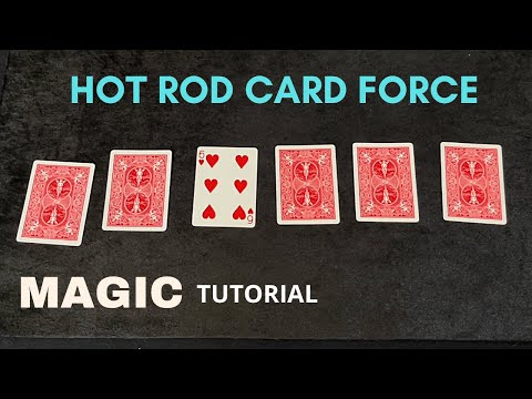 Hot Rod Card Force - Self Working Card Force - Easy Magic Trick Tutorial