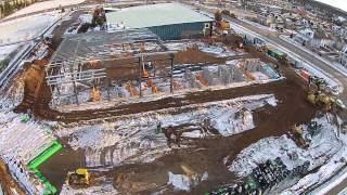 preview picture of video 'Acton Arena Construction   December 19 2014'