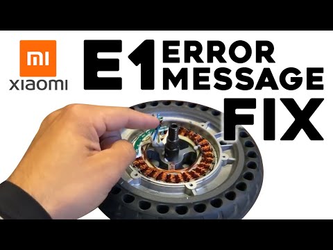 Fehlerbehebung beim Motor des Xiaomi Elektrorollers E1