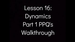 Lockdown Sessions 2.0: Mr Bull has Throwing Skills PLUS Dynamics Part 1 PPQ'S Walkthrough