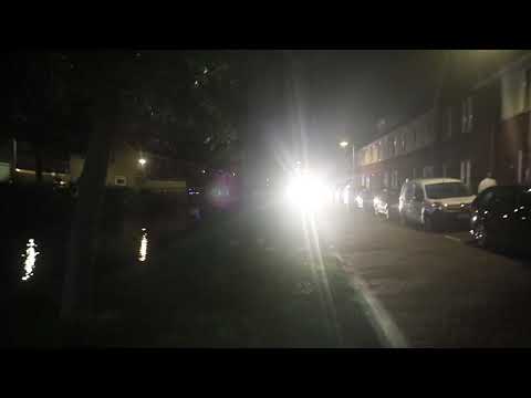 23-10-01 Brandweer Moordrecht komt t.p. bij zeer grote brand in Gouda