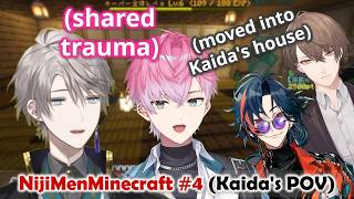 【ENG SUB】NijiMen Minecraft Server Highlights #4【Kaida Haru 甲斐田晴 / NIJISANJI にじさんじ 】
