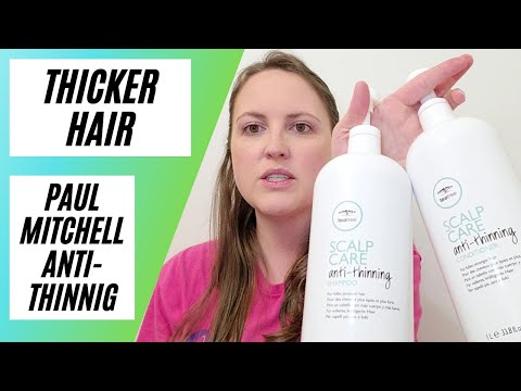 Paul Mitchell anti thinning shampoo and conditioner