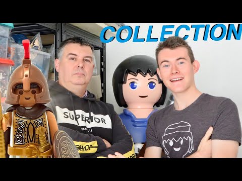 RENCONTRE collectionneur playmobil - vidéo collection romain playmobil