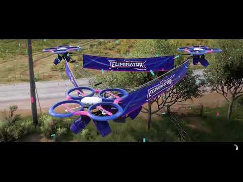 Forza Horizon 5 Eliminator - 10 level car drop at the start