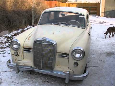 Thumbnail for 1958 Mercedes Benz 180D Ponton as-is Barn Find by Motorcycle, Porsche, BMW