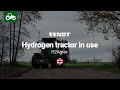 Fendt hydrogen tractor in use | H2Agrar project, Lower Saxony; Germany