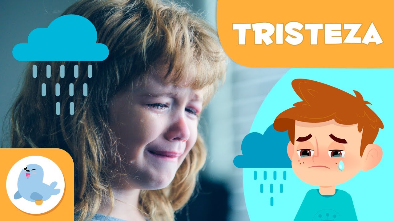 A TRISTEZA para crianças 😭 O que é a tristeza? 😢 Emoções para crianças