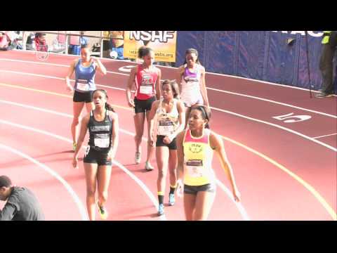 Girls 60m Hurdles Heat 3 - New Balance Nationals Indoor 2013