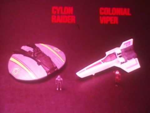 Mattel BattleStar Galactica Viper and Cylon Raider Commercial