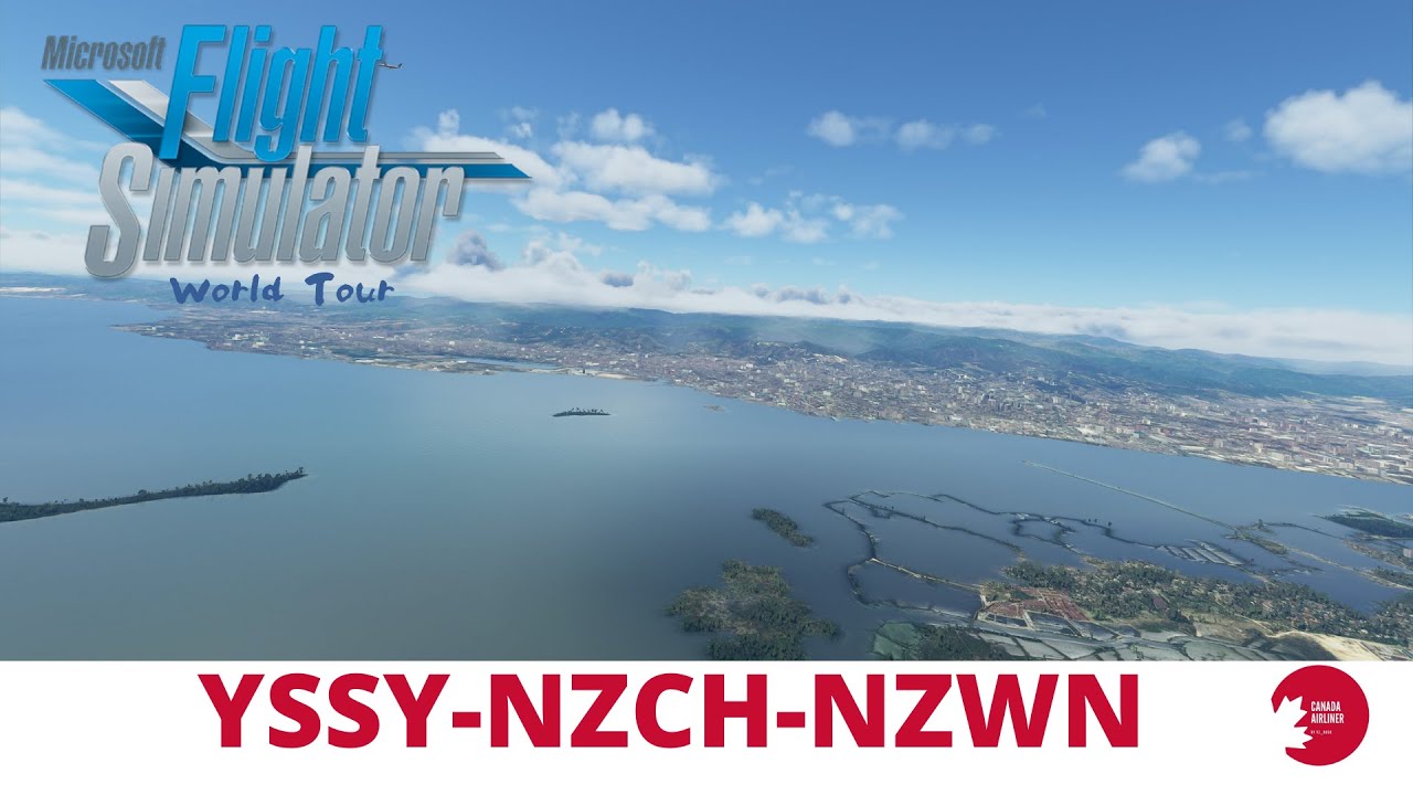 MSFS 2020 | World Tour: Episode #9 | A32NX | NZCH (Christchurch) - NZWN (Wellington)