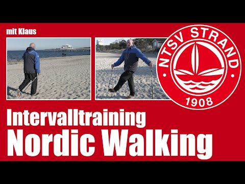 Nordic Walking am Strand [Intervalltraining] | Onlinetraining NTSV Strand 08