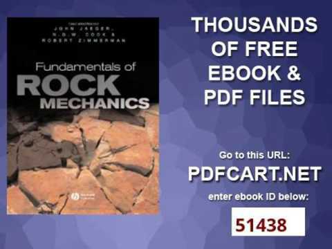 Fundamentals of Rock Mechanics