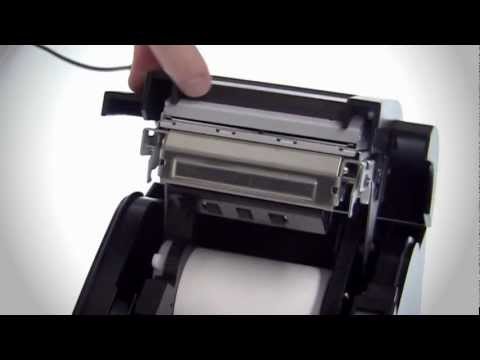 YouTube video about: How to load paper in lottery printer?