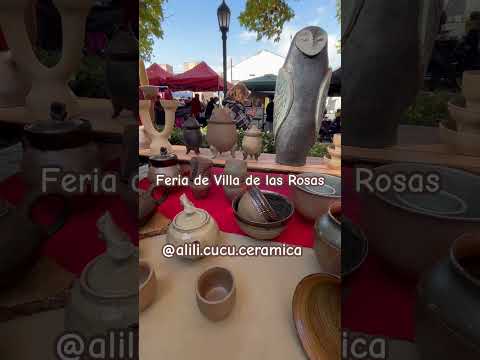 HERMOSA cerámica super  artesanal😍HORNO A LEÑA! Feria Villa de las Rosas, traslasierra Córdoba.