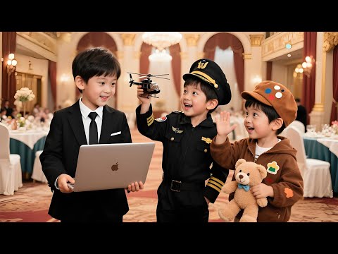 3 enfants mignons et doués emmènent maman au banquet du PDG， PDG: "J’ai 3 enfants!"