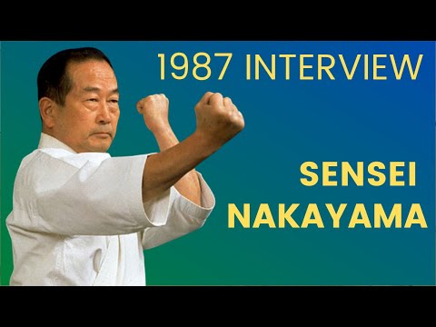 Sensei Masatoshi Nakayama interview about origin of karate - 1987