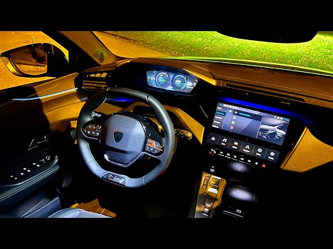 PEUGEOT 308 2022 – VERRÜCKTE Begrüßungslichter, Umgebungslichter und i-Cockpit-Ansichten