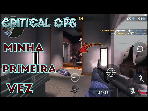 JOGUEI PELA PRIMEIRA VEZ CRITICAL OPS - JOGO MUITO TOP