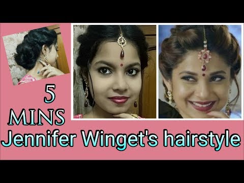 *5 MINS* JENNIFER WINGET's BRIDAL HAIRSTYLE || EASY BRIDAL HAIRSTYLE FOR GIRLS | Stylopedia Video
