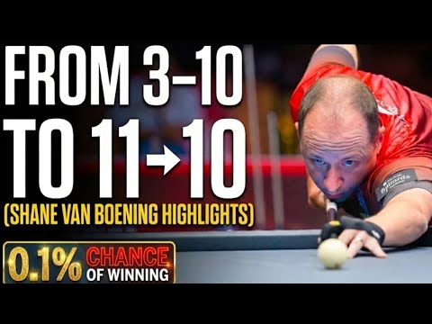 0.1% Chance of Winning: SVB’s Greatest Escape | Shane Van Boening vs Mika Immonen | WPC 2022