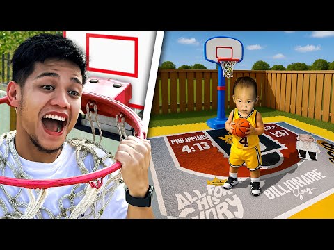 Building Mini Basketball Court sa BG HOUSE (unang surpresa) 