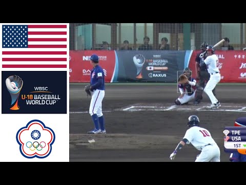 Chinese Taipei vs United States | U18 Baseball World Cup 2025