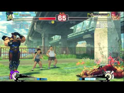 SSF4 AE abo1 [M.Bison] vs jukeministeri [Evil Ryu]