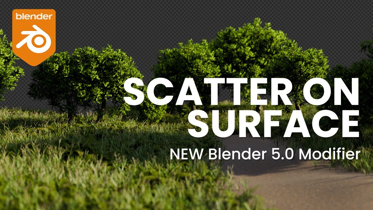 Blender 5.0 | The Scatter on Surface Modifier is a GAME CHANGER