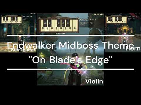 FFXIV Endwalker OST "On Blade's Edge" (midboss theme) bard performance (manual play!)