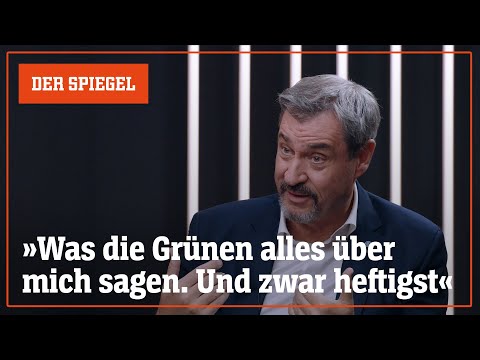 Obsession mit den Grünen? – Markus Söder im Spitzengespräch | DER SPIEGEL