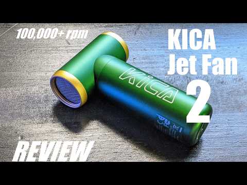 REVIEW: KiCA JetFan 2 - Ultra Powerful Mini Handheld Fan & Vacuum! 100,000+ RPM | Metal Design