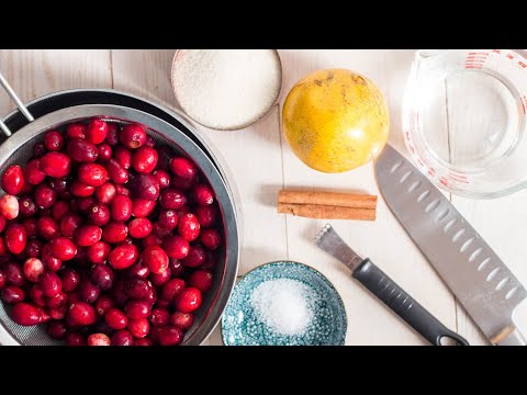 Pan Fried Chicken with Cranberry Sauce Recipe - EatSimpleFood.com