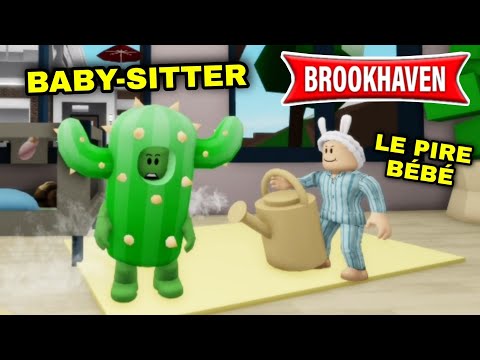 CACTUS DEVIENT BABY-SITTER (ÇA TOURNE MAL) ! BROOKHAVEN RP - ROBLOX