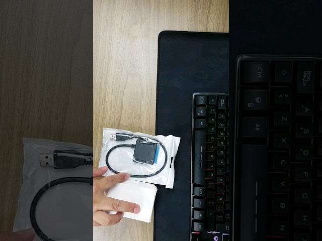 Vídeo relacionado con Vinmooog cable sata Adaptador sata a usb 3.0 Adaptador ssd usb Compatible con discos duros externos e internos SSD/HDD de 2,5 pulgadas Compatible con los sistemas operativos Windows, Mac y Linux