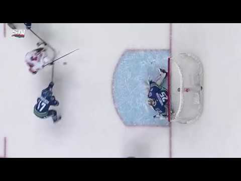 Sean Monahan Goal vs Vancouver Oct 3, 2018